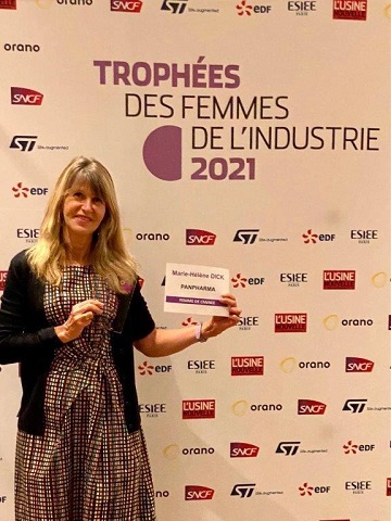 Prix de la femme de l’industrie pour notre présidente